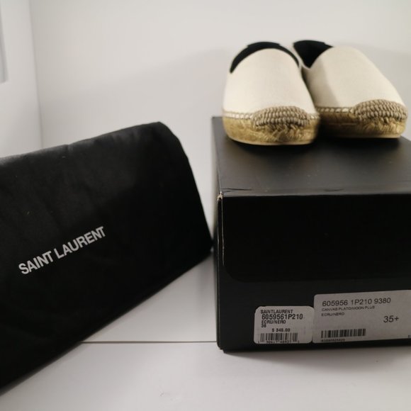 Saint Laurent Gorgeous Espadrille Flats - Picture 8 of 8